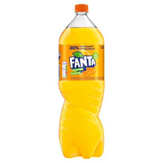 Fanta pomaranč 2,25l. 1,69 € s DPH