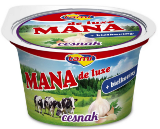 Mana De luxe nátierka cesnak 150 g. / 1ks