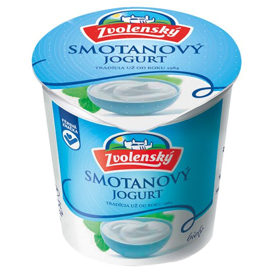 Zvolenský Smotanový jogurt biely 320g. / 1ks